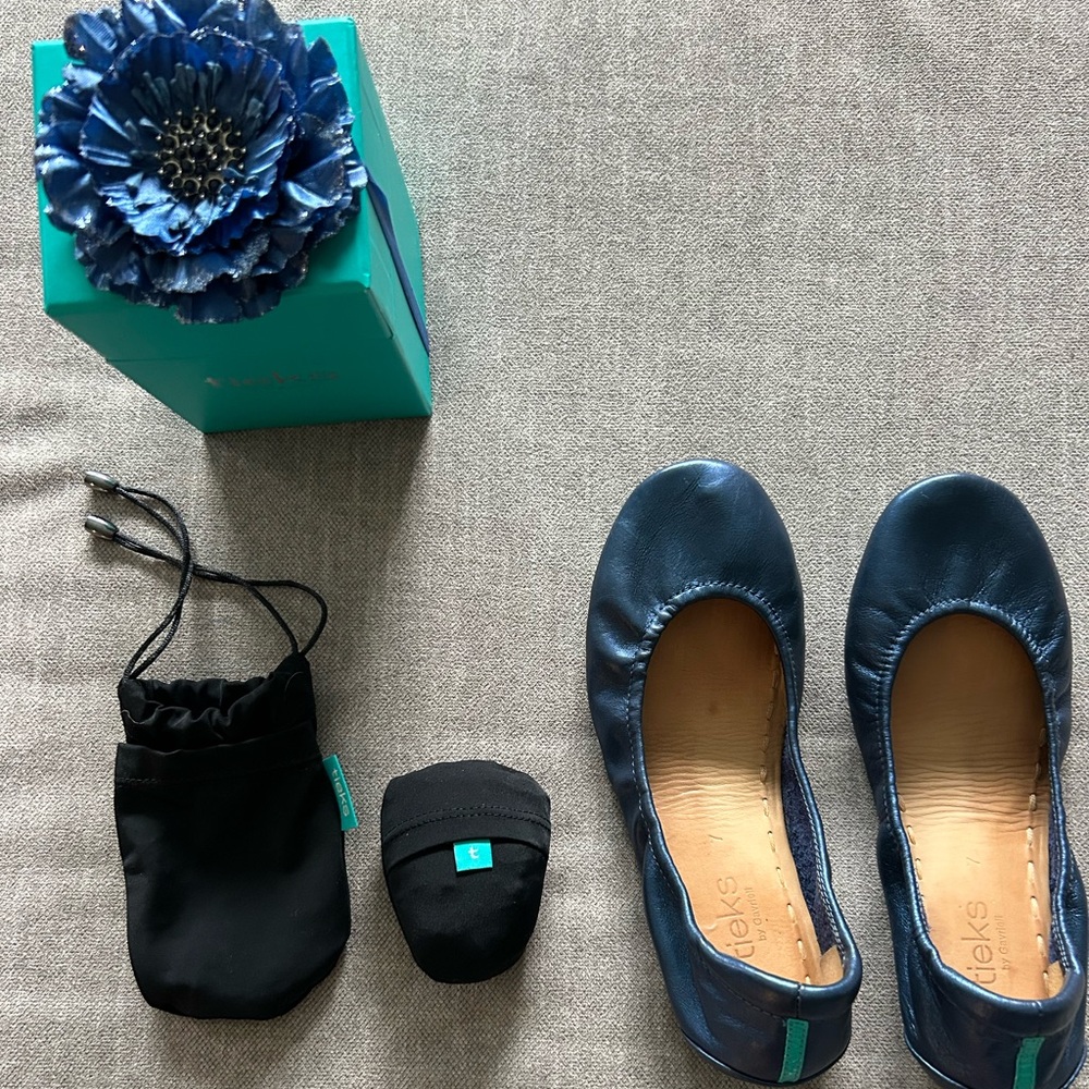 Tieks Limited Edition Midnight Blue Size 7